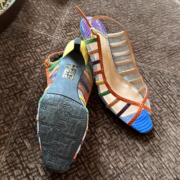 J. Renee Size 8M Multi-Color Sandals - Picture 4 of 5